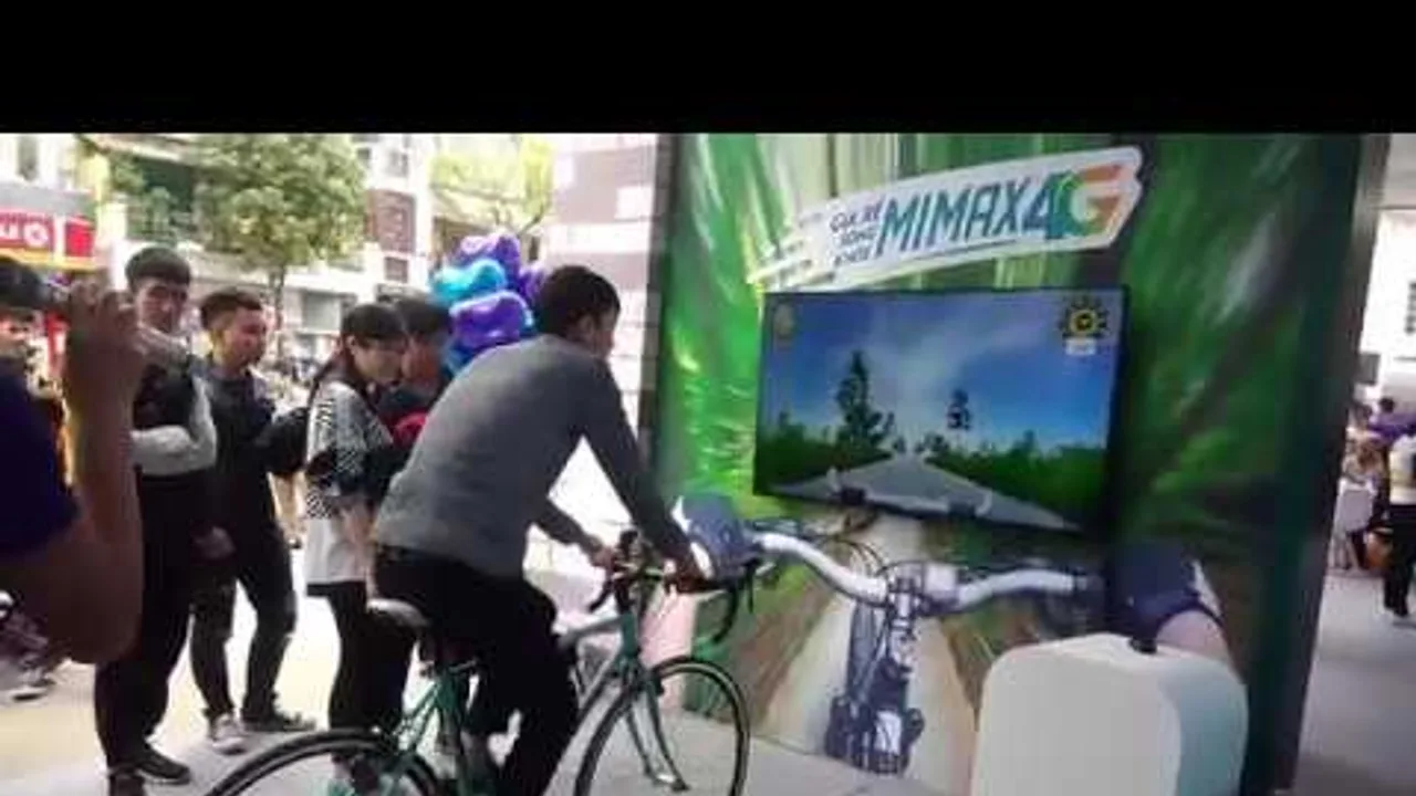 Viettel 4G – Interactive Bike Racing